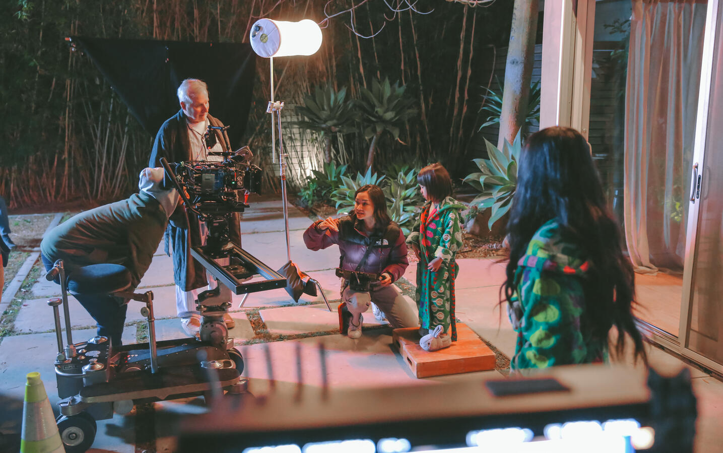 On the set of Girl | Dad Nov 2024 - photo courtesy Dennis Kwan.